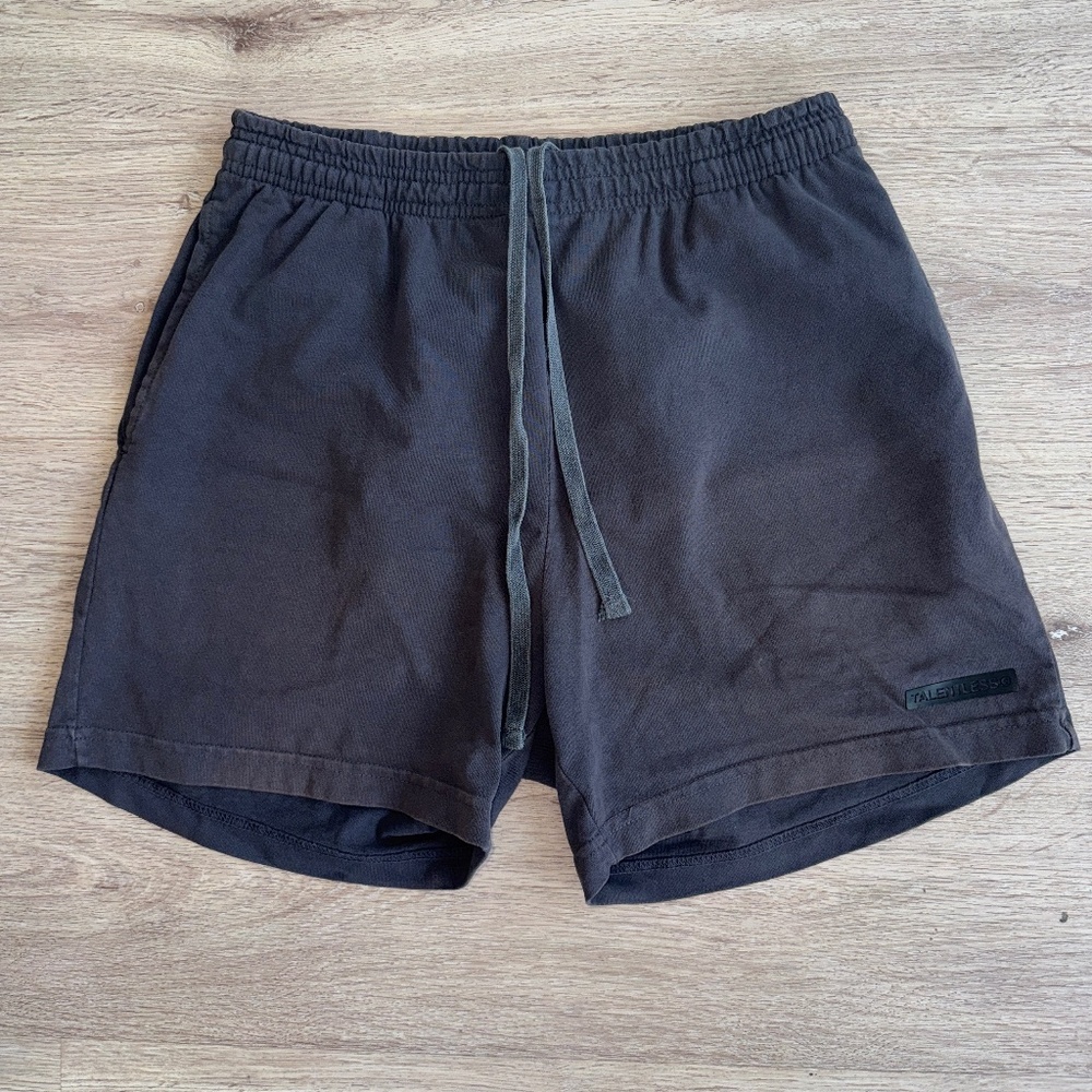 TALENTLESS Unisex Jersey Everyday Sweat Shorts 5" Dark Gray M Medium